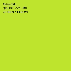 #BFE42D - Green Yellow Color Image