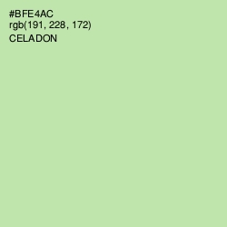 #BFE4AC - Celadon Color Image