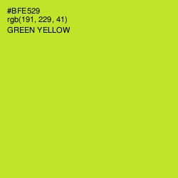 #BFE529 - Green Yellow Color Image