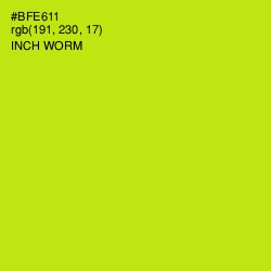 #BFE611 - Inch Worm Color Image