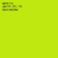 #BFE710 - Inch Worm Color Image