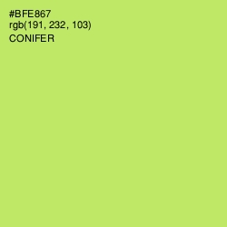 #BFE867 - Conifer Color Image