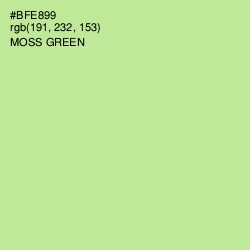#BFE899 - Moss Green Color Image
