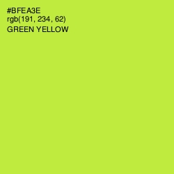 #BFEA3E - Green Yellow Color Image