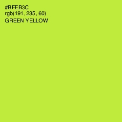 #BFEB3C - Green Yellow Color Image