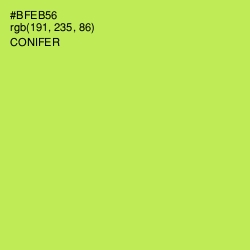 #BFEB56 - Conifer Color Image