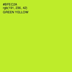 #BFEC2A - Green Yellow Color Image