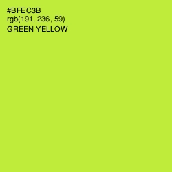 #BFEC3B - Green Yellow Color Image