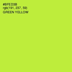 #BFED3B - Green Yellow Color Image