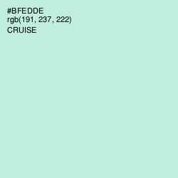 #BFEDDE - Cruise Color Image