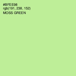 #BFEE98 - Moss Green Color Image