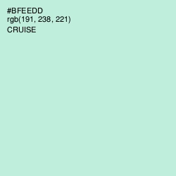 #BFEEDD - Cruise Color Image