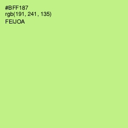 #BFF187 - Feijoa Color Image