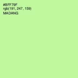 #BFF79F - Madang Color Image