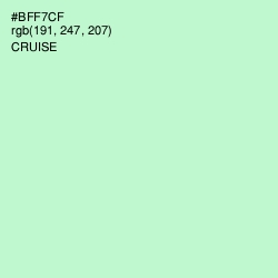 #BFF7CF - Cruise Color Image