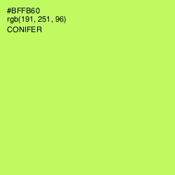 #BFFB60 - Conifer Color Image