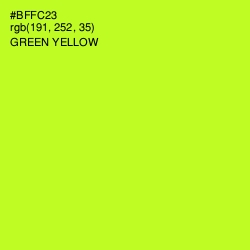 #BFFC23 - Green Yellow Color Image