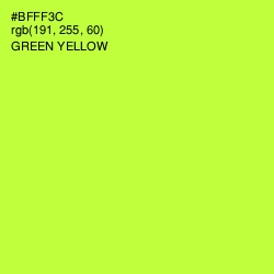 #BFFF3C - Green Yellow Color Image