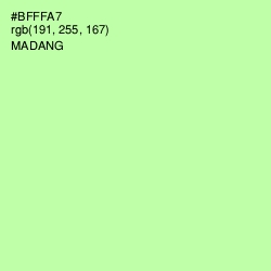 #BFFFA7 - Madang Color Image