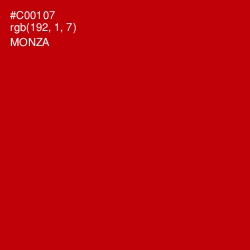 #C00107 - Monza Color Image