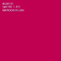 #C00151 - Maroon Flush Color Image