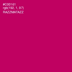 #C00161 - Razzmatazz Color Image