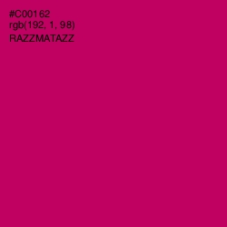 #C00162 - Razzmatazz Color Image