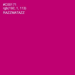 #C00171 - Razzmatazz Color Image