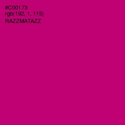 #C00173 - Razzmatazz Color Image