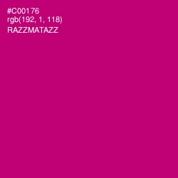 #C00176 - Razzmatazz Color Image