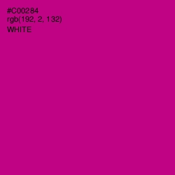 #C00284 - Red Violet Color Image