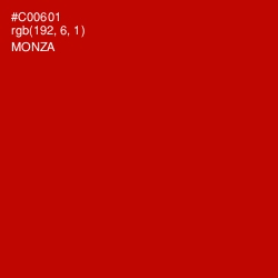 #C00601 - Monza Color Image