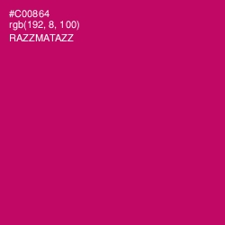 #C00864 - Razzmatazz Color Image