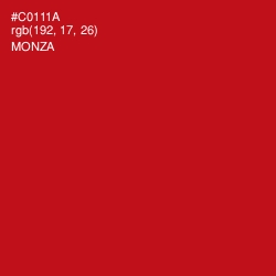 #C0111A - Monza Color Image