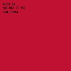 #C01132 - Cardinal Color Image