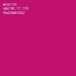 #C01170 - Razzmatazz Color Image