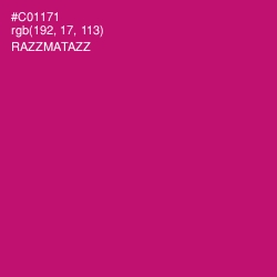 #C01171 - Razzmatazz Color Image