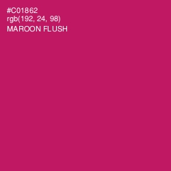 #C01862 - Maroon Flush Color Image
