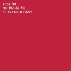 #C0213B - Flush Mahogany Color Image