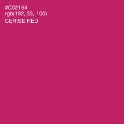 #C02164 - Cerise Red Color Image