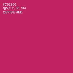 #C02360 - Cerise Red Color Image