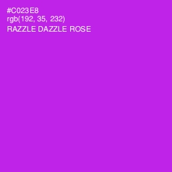 #C023E8 - Razzle Dazzle Rose Color Image