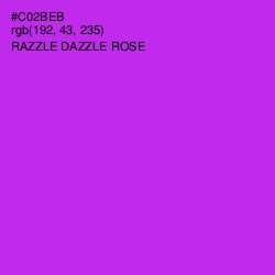 #C02BEB - Razzle Dazzle Rose Color Image