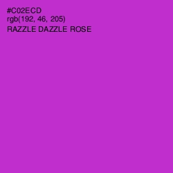 #C02ECD - Razzle Dazzle Rose Color Image