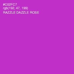 #C02FC7 - Razzle Dazzle Rose Color Image