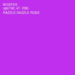 #C02FEE - Razzle Dazzle Rose Color Image