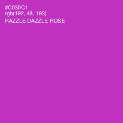 #C030C1 - Razzle Dazzle Rose Color Image