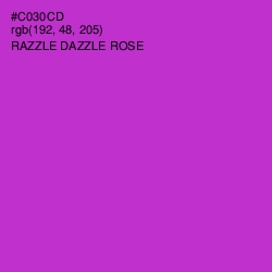 #C030CD - Razzle Dazzle Rose Color Image