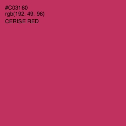 #C03160 - Cerise Red Color Image