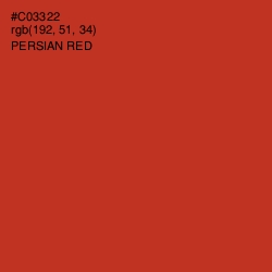 #C03322 - Persian Red Color Image